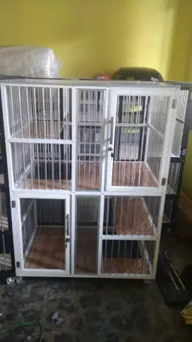 kandang kucing aluminium