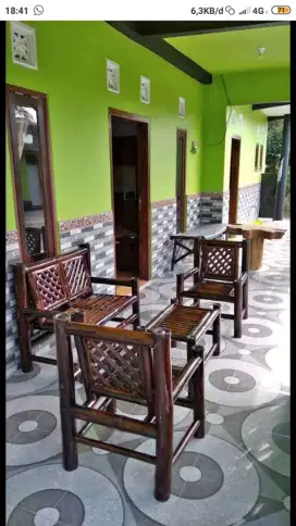 Kursi bambu murah