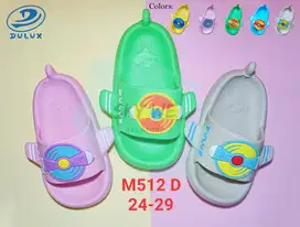 Sandal Terbaru Sandal Anak Karet Dulux Motif pesawat M 512D