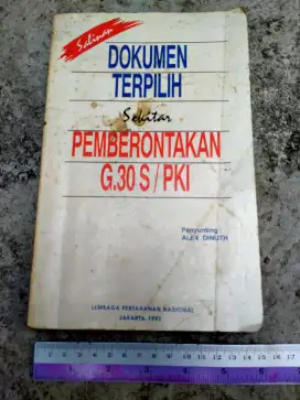 Buku Tentang Dokumen Pemberontakan G.30 S / PKI