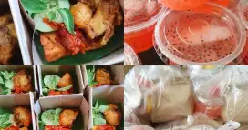 Nasi bungkus untuk berbagi