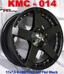 velg baru KMC r17 4x100,114 lbr7,5 et42 swift avanza livina yaris