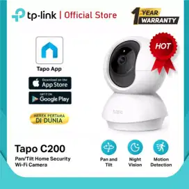 Kamera Wifi TPLink TAPO C200 putar 360 derajat | suara dua arah