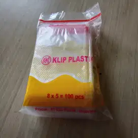 Plastik klip 5x8cm (100lembar)