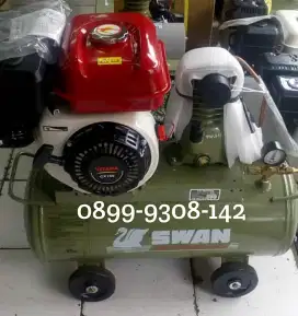 Kompresor Angin Swan 1/4 HP + mesin Bensin Bisa COD