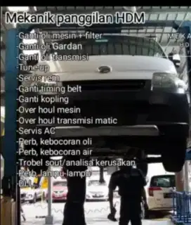 Mekanik Mobil Panggilan( Home Service)
