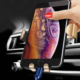 Car holder handphone holder hp mobil gravity car holder in air vent