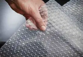 Bubble wrap lebar 125cm hitam/bening (meteran)