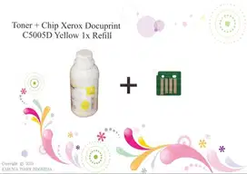 Toner + Chip Xerox Docuprint C5005D Yellow Berkualitas