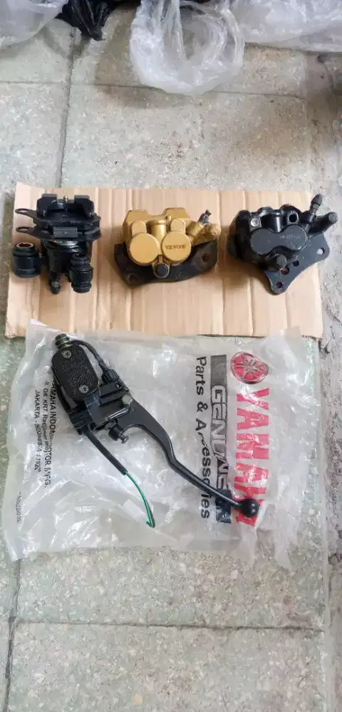 Underbone shockbreaker fu master rem Jupiter,mio kaliper stang jepit,