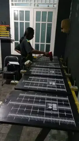 Ready Stock Meja sablon thailand 6 pallet portable