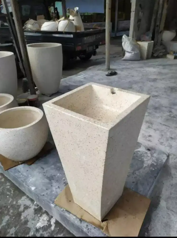 Washtafel batu terazzo