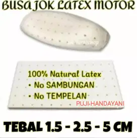 Busa Jok Motor & Mobil Latex Premium  Tebal 1.5cm-2.5cm-5cm 100% latex