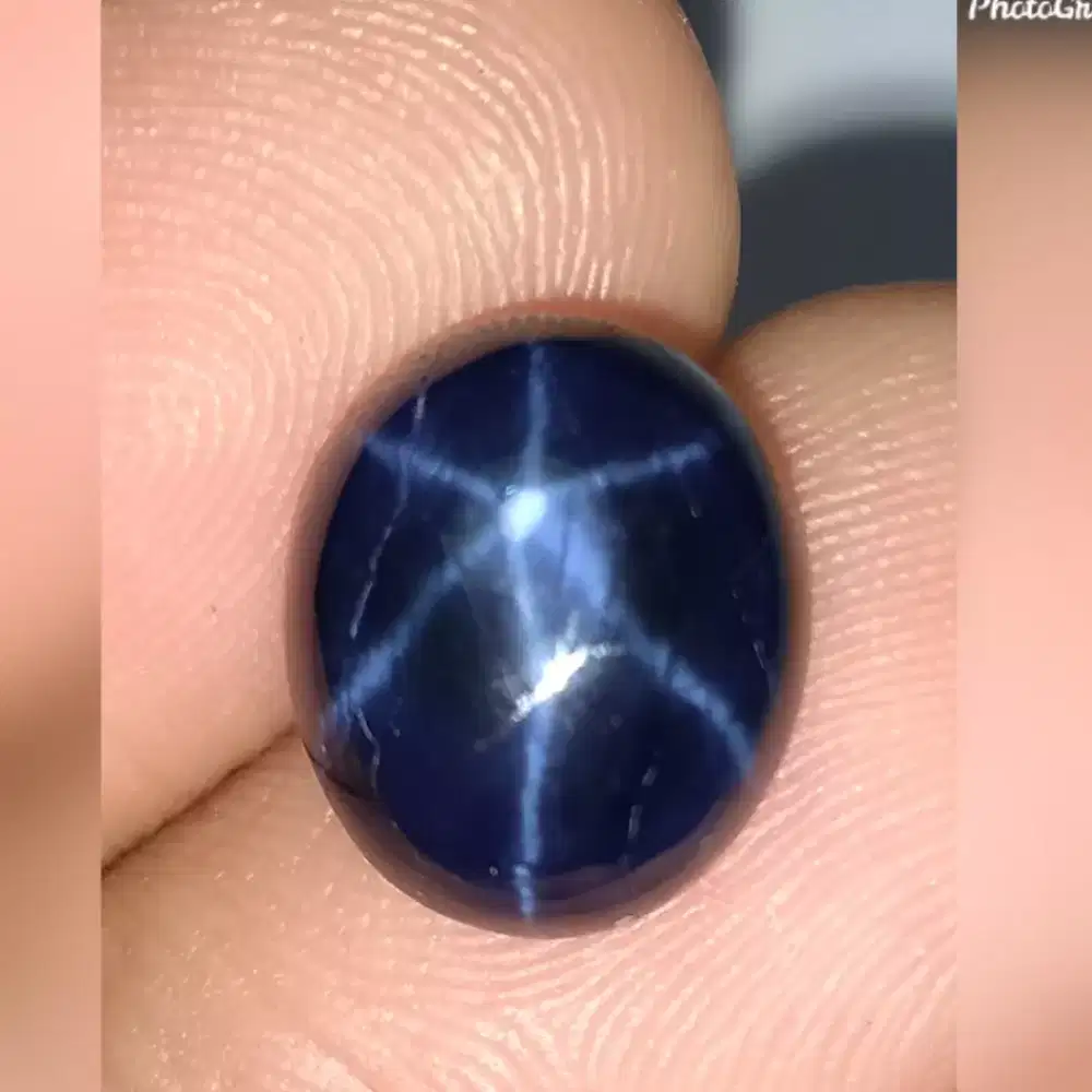 Natural blue sapphire star natural blue safir star