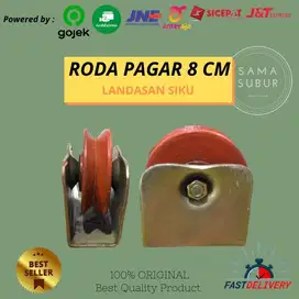 RODA PINTU PAGAR LANDASAN BETON dan SIKU