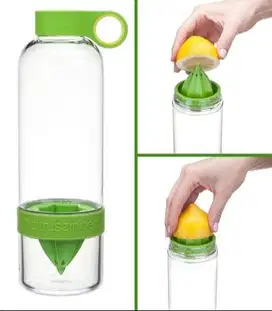 CITRUS JUICER Citrus Zinger Water Bottle Twist Infused Botol Minum BPA