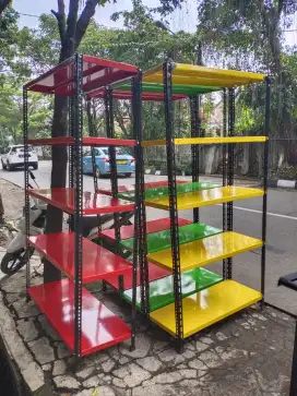 rak besi 5 susun lebar 40