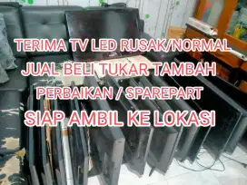 Terima tv led lcd rusak