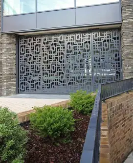 Partisi Perforated laser cutting metal screen