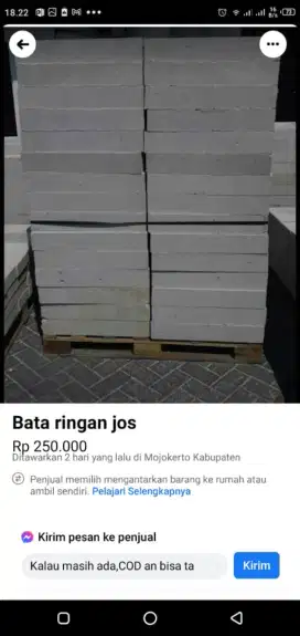 Bata ringan fre ongkir brangkal