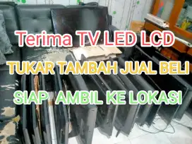 Terima tv led lcd tukar tambah jual beli