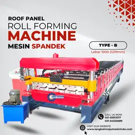 Mesin Spandek 1000 / Roof Panel Machine / Roll Forming Machine Type B