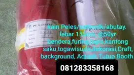 Kain furing, Bendera, Lapis tas dompet, Peles, Abutay, Satin Silk.
