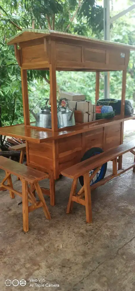 Gerobak angkringan lengkap