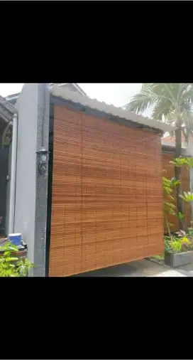 tirai kayu jati dan ulin