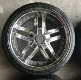 velg pinecle r18 4x100,114 sepaket ban