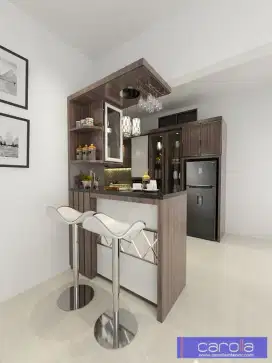 Mini Bar Minibar Kitchenset Kitchen set Minimalis Custom Murah