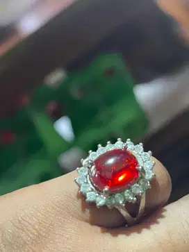 Cincin Merah Delima Ukuran 6 ada 2 Pilihan