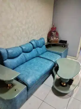Sofa L dgn busa premium kondisi masih bagus