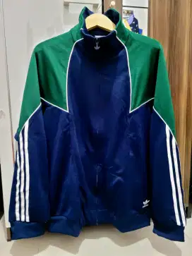 DI JUAL, JAKET ADIDAS BIG TREFOIL GREEN BLUE BNIP