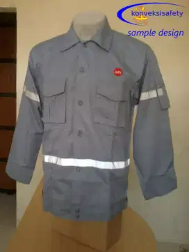 Kemeja kerja staff dan lapangan