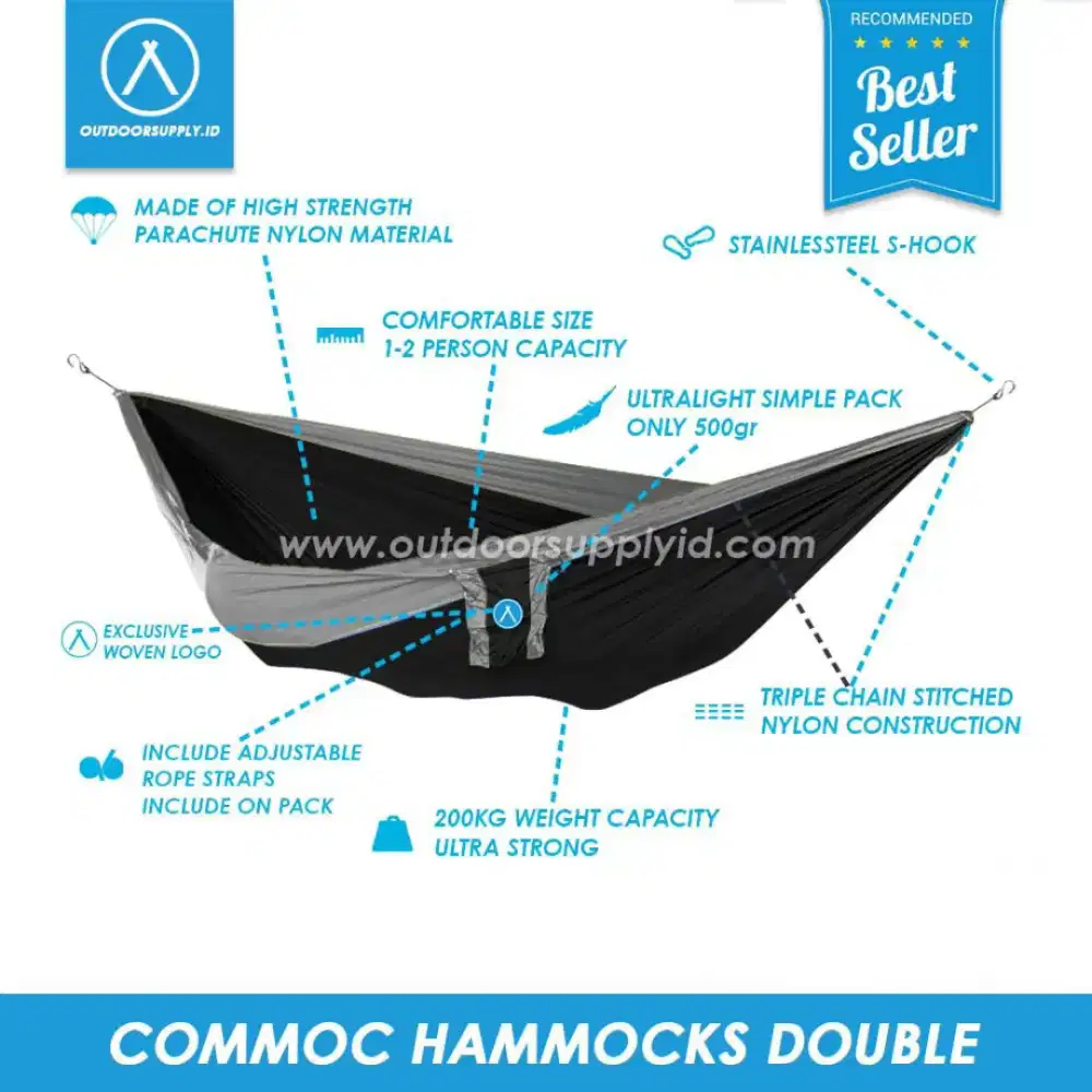 Commoc Hammock Double Size XXL