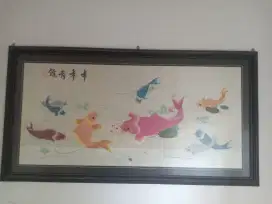 Lukisan ikan bagus untuk fengshui rumah
