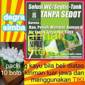 degra simba solusi wc/septic tank mampet/penuh tanpa harus disedot