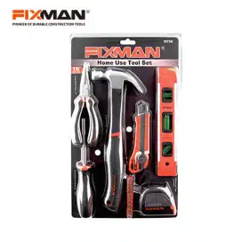 Obeng Toolset 16pcs Fixman Untuk Perlengkapan Tukang/Rumah/Renovasi