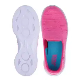 Sepatu Anak Skechers girl Gowalk 4  slip on Satisfy pink Original 31