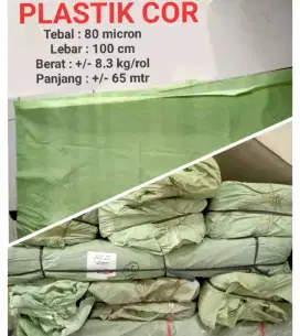 PLASTIK COR WARNA HIJAU
