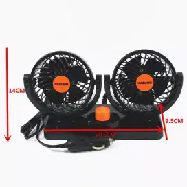 Kipas angin mobil double headed