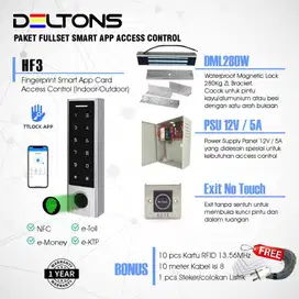 Paket Smart Door Access Control HF3 Fingerprint FREE PEMASANGAN UNIT