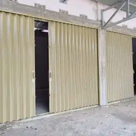 Pintu warung rolling door follding gate