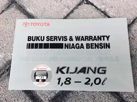 Book Manual & Service Repro Ori Toyota Kijang Krista/LGX dll 2000/04