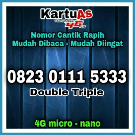 NOMOR CANTIK KARTU AS JADOEL x111 x333 NOMER LANGKA PERDANA TELKOMSEL