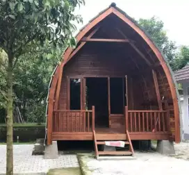 Rumah lombok kayu jati ukur 4mx6m