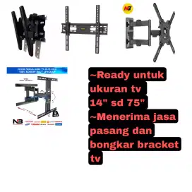 Bracket tv dan juga menerima jasa pasang