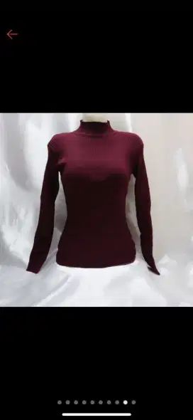 Baju Rajut Turttleneck