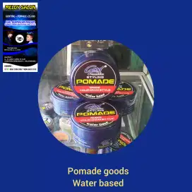 Pomade goods waterbased